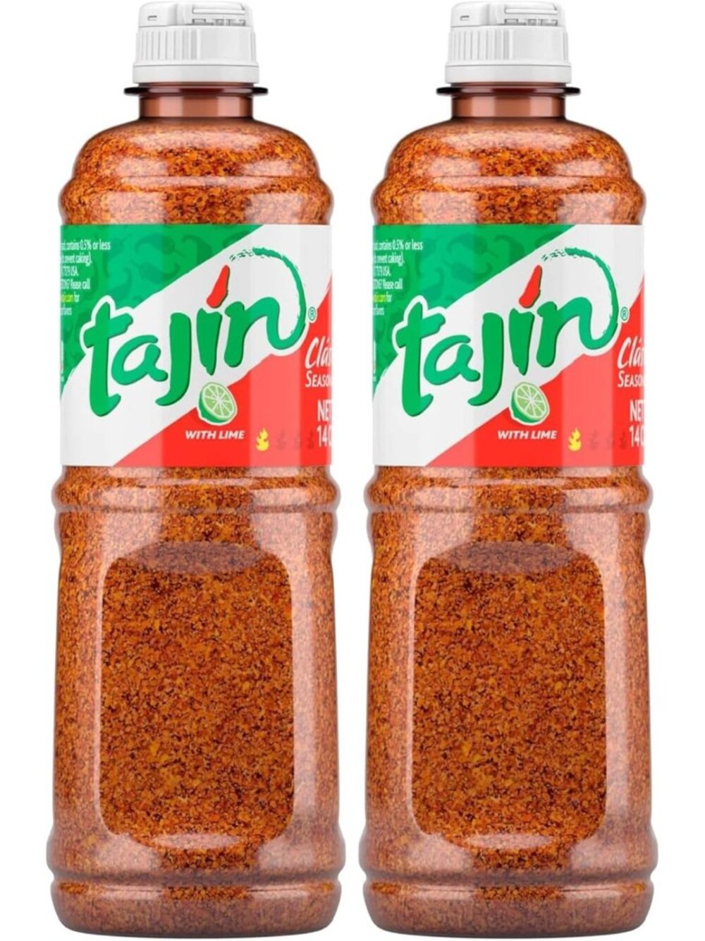 Spicy Chile Lime Seasoning Pack of 2 - 14 oz Perfect for Tacos & Snacks
